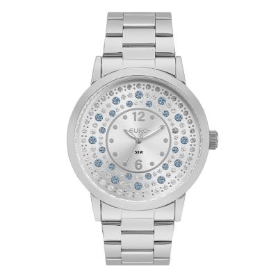 Relógio Euro Feminino Glitz Prata - EU2035YUY/4K