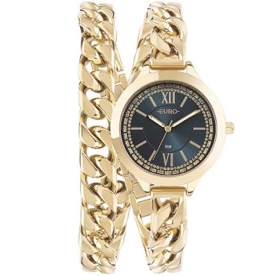 Relógio Euro Feminino Chains Dourado - EU2035YUA/4V
