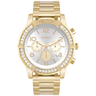 Relógio Euro Feminino Big Case Dourado - EUJP25AR/4B