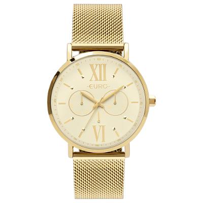 Relógio Euro Feminino Multiglow Dourado - EU6P29AHTS/4D
