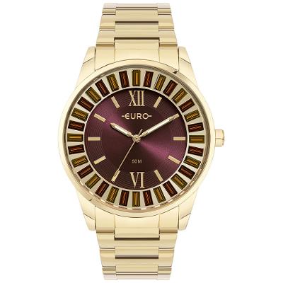 Relógio Euro Feminino Stones Dourado - EU2035YTR/4R