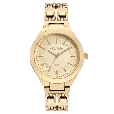 Relógio Euro Feminino Chains Dourado - EU2035YUN/4D