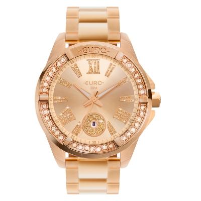 Relógio Euro Feminino Big Case Rosé - EU2115AQ/4J