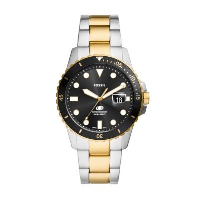 Relógio Fossil Masculino Blue Prata - FS6031/1KN