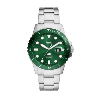 Relógio Fossil Masculino Blue Prata - FS6033/1KN