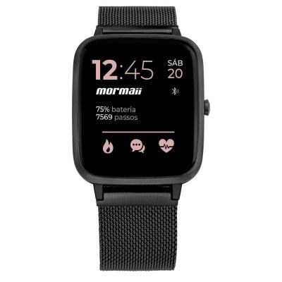 Relógio Smartwatch Mormaii Life Mesh Unissex Full Display Preto - MOLIFEAI/7P