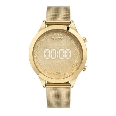 Relógio Euro Feminino Fashion Fit Glam Dourado - EUMD03HSAA/4D