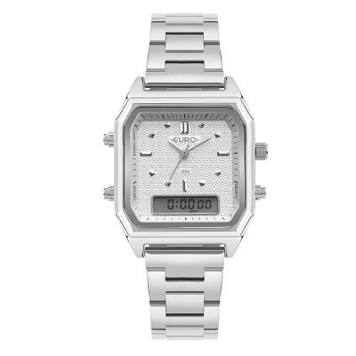 Relógio Euro Feminino Fashion Fit Sporty Prata - EUBJ3718AB/4K