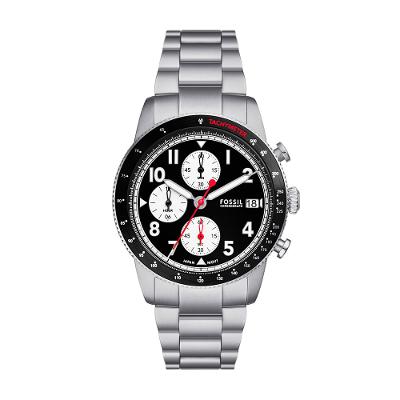 Relógio Fossil Masculino Sport Tourer Prata - FS6045/1KN