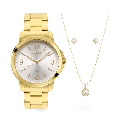 Kit Condor Feminino Dia A Dia Dourado - CO2035NAZ/K4D