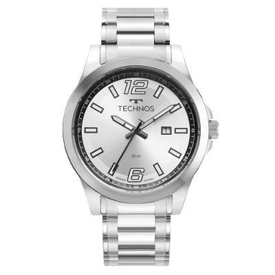 Relógio Technos Masculino Racer Basico Prata - 2115TWV/1K