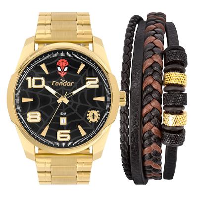 Kit Condor Masculino Speed Dourado - CO2115MZI/KI4P