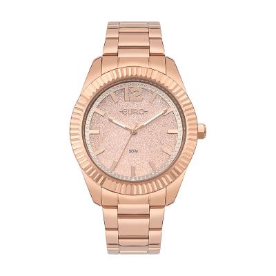 Relógio Euro Feminino Glitz Rosé - EU2039KG/4J