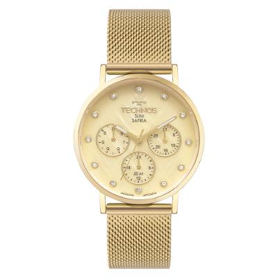 Relógio Technos Feminino Slim Dourado - 6P29AMA/1D