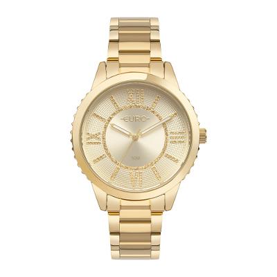 Relógio Euro Feminino Glitz Dourado - EU2035YWD/4D