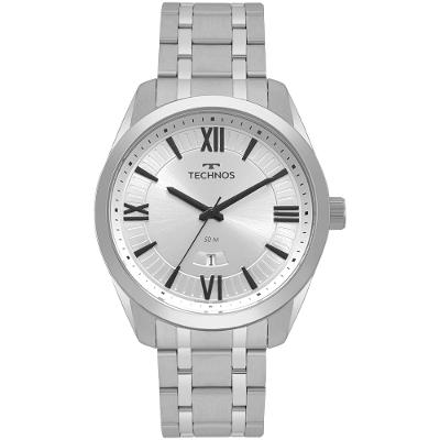 Relógio Technos Masculino Steel Prata - 2115MSQS/1K