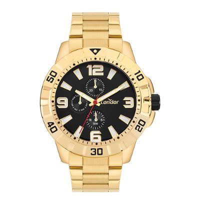 Relógio Condor Masculino Civic Dourado - CO6P27AA/4P