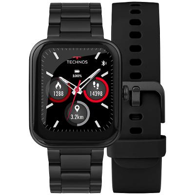Smartwatch Technos Connect MAX Preto - TMAXAO/8P