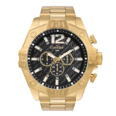 Relógio Condor Masculino Civic Dourado - COVD34AU/4P