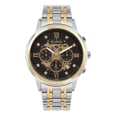 Relógio Euro Feminino Big Case Bicolor - EUJS26AB/4P
