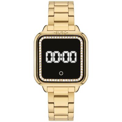 Relógio Euro Feminino Fashion Fit Led Dourado - EUMD2404AA/4D