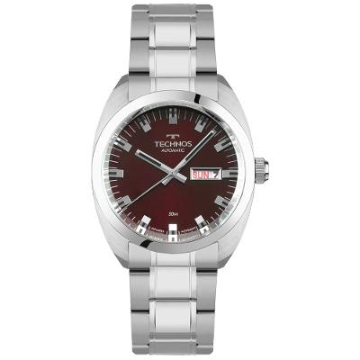 Relógio Technos Masculino Automático Prata - 8205OV/1R