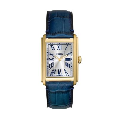 Relógio Fossil Masculino Carraway Dourado - FS6076/0DN