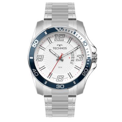 Relógio Technos Masculino Racer Prata - 2117LFQ/1K