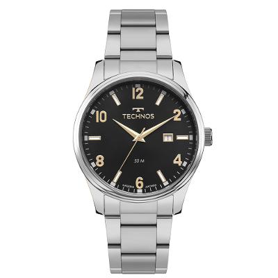 Relógio Technos Masculino Steel Prata - 2115TZE/1P