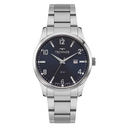 Relógio Technos Masculino Steel Prata - 2115TZE/1A