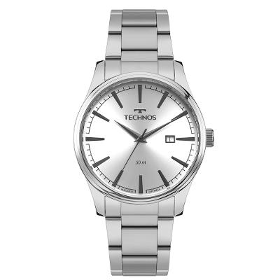 Relógio Technos Masculino Steel Prata - 2115TZG/1K