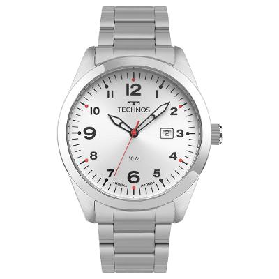 Relógio Technos Masculino Militar Prata - 2115TYR/1K
