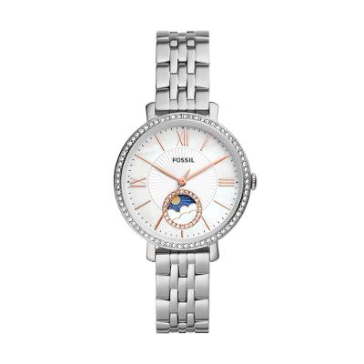Relógio Fossil Feminino Jacqueline Prata - ES5164/1KN