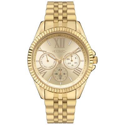 Relógio Euro Feminino Multiglow Dourado - EU6P29AIV/4D