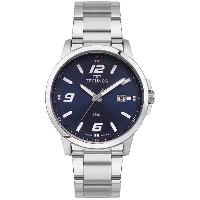 Relógio Technos Masculino Racer Basico Prata - 2315LAV/1A