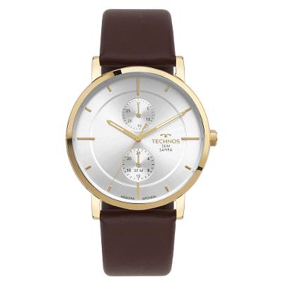 Relógio Technos Masculino Slim Dourado - 6P23AQ/0K
