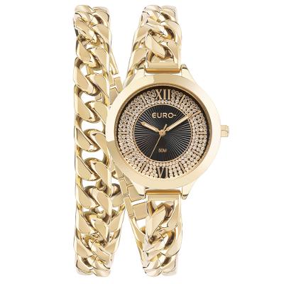 Relógio Euro Feminino Chains Dourado - EU2035YUA/4P