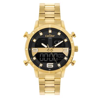 Relógio Condor Masculino Digital Dourado - COBJ3947AA/4P