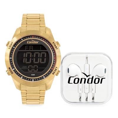 Kit Condor Masculino Digital Dourado - COBJ3463AM/K4D