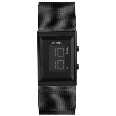 Relógio Euro Feminino Fashion Fit Glam Preto - EUBJF313AC/4P