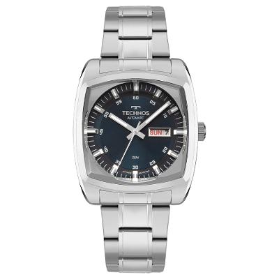 Relógio Technos Masculino Automático Prata - 8205OL/1A