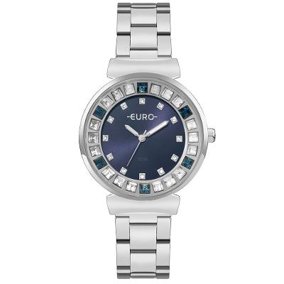 Relógio Euro Feminino Stones Prata - EU2035YXW/4A