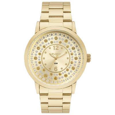 Relógio Euro Feminino Glitz Dourado - EU2035YUZ/4D