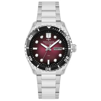 Relógio Technos Masculino Automático Prata - 8205PA/1R