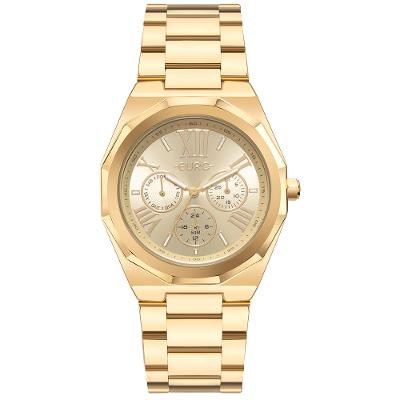 Relógio Euro Feminino Multiglow Dourado - EU6P29AJB/4D