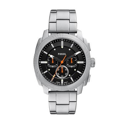 Relógio Fossil Masculino Machine Dourado - FS6095/1PN