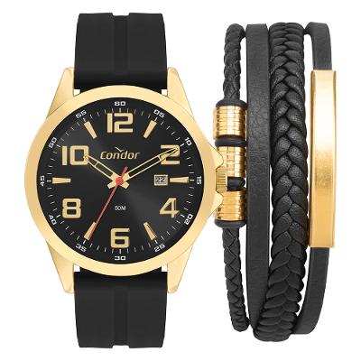 Kit Condor Masculino Drive Dourado - CO2115NBO/K5P