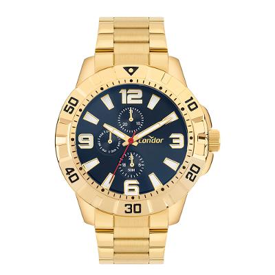 Relógio Condor Masculino Civic Dourado - CO6P27AA/4A