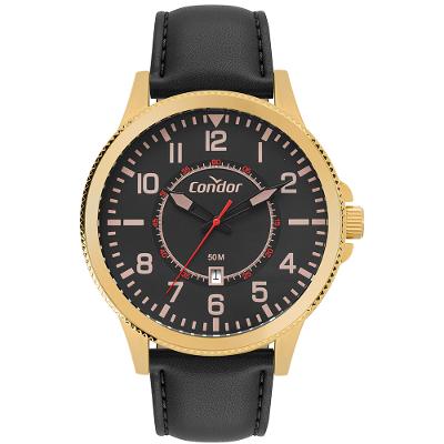 Relógio Condor Masculino Militar Dourado - CO2115NBM/3P