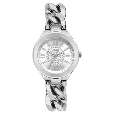 Relógio Euro Feminino Chains Prata - EU2035YYC/4K